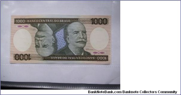 Brazil 1000 Cruzerio banknote in UNC condition Banknote