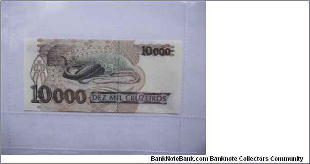 Banknote from Brazil year 1991