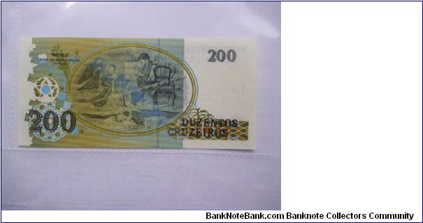 Banknote from Brazil year 1989