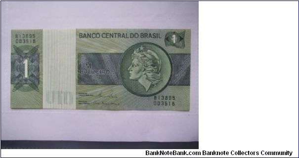 Brazil 1 Cruzeiro banknote in UNC condition Banknote