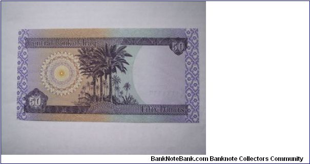 Iraq 50 Dinar banknote in UNC condition Banknote