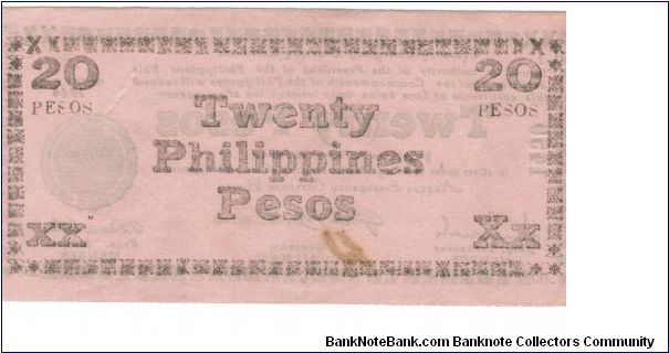 Banknote from Philippines year 1944