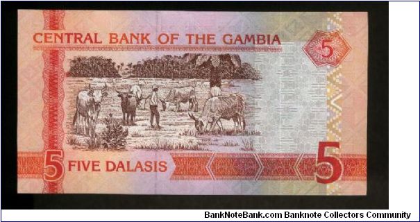 Banknote from Gambia year 2006
