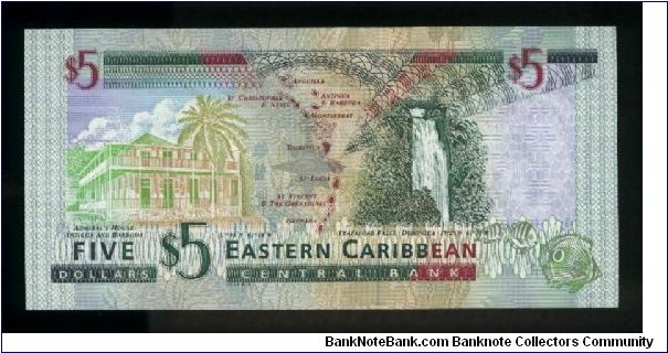 Banknote from Turks & Caicos Isl. year 2000