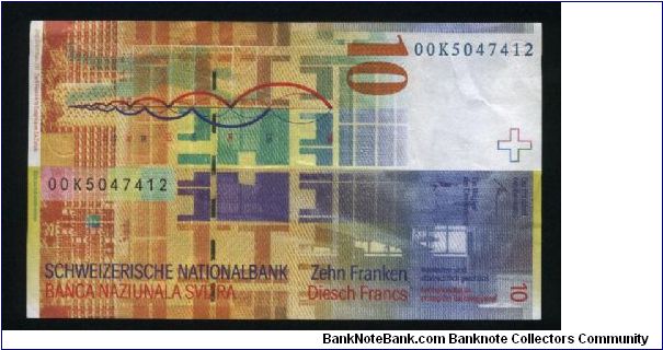 Banknote from Switzerland year 2000