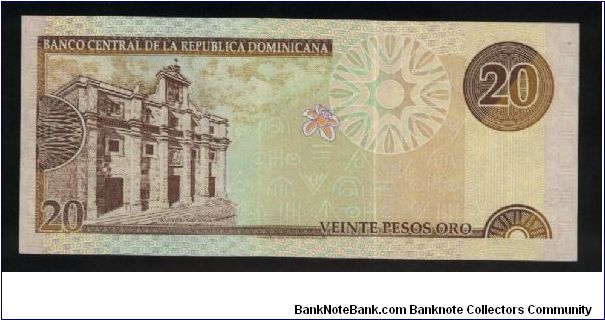 Banknote from Dominican Republic year 2000