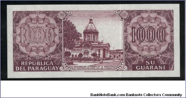 Banknote from Paraguay year 2002