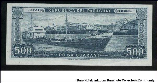 Banknote from Paraguay year 1982