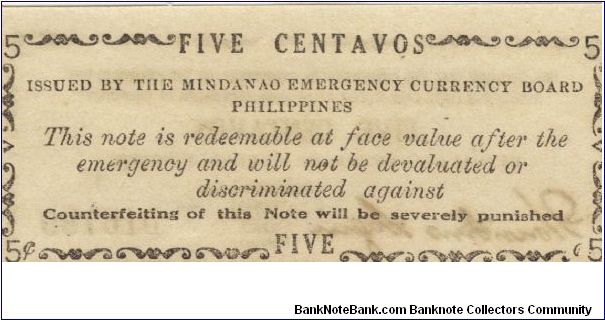 Banknote from Philippines year 1945