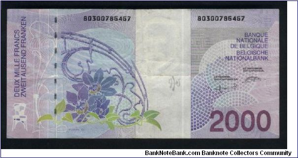 Banknote from Belgium year 1994