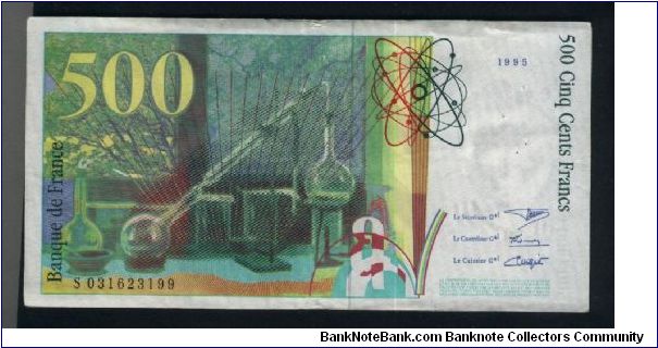 Banknote from France year 1995