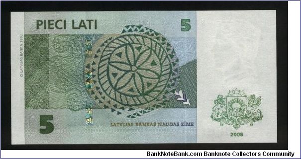 Banknote from Latvia year 2001