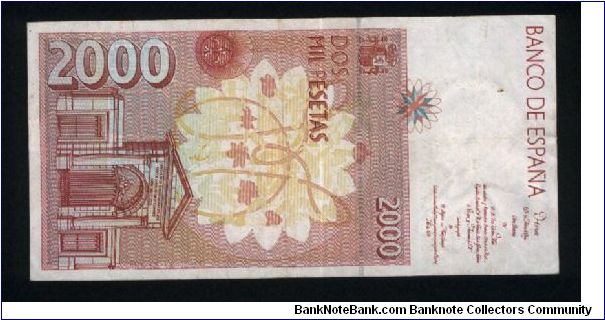 Banknote from Spain year 1996