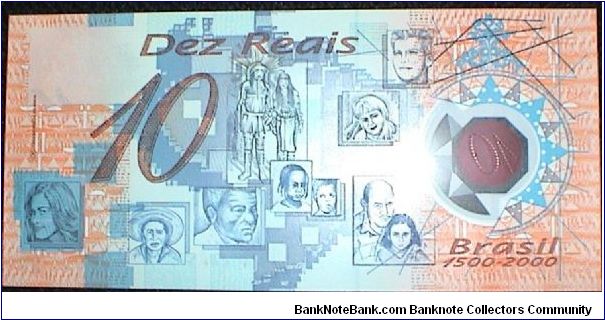 Banknote from Brazil year 2000