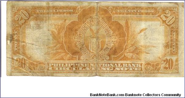 Banknote from Philippines year 1921