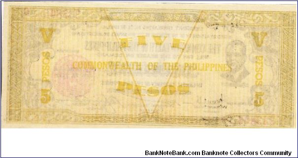 Banknote from Philippines year 1942