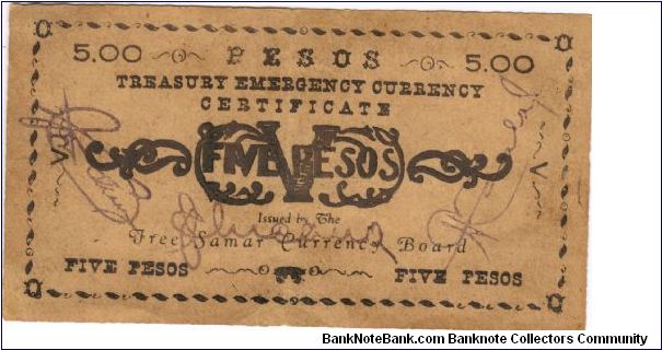 Banknote from Philippines year 1943