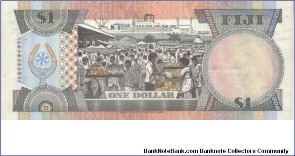 Banknote from Fiji year 1987