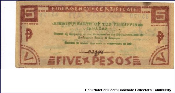 Banknote from Philippines year 1942