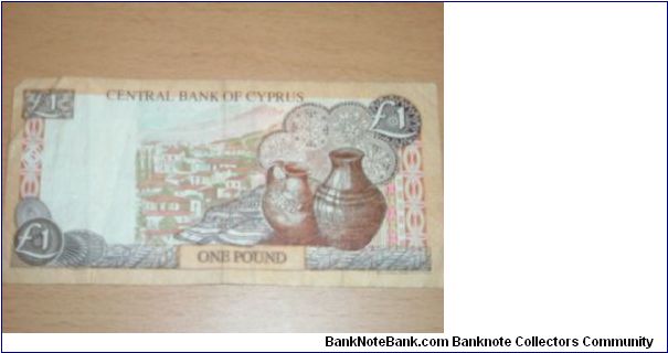 Banknote from Cyprus year 2004
