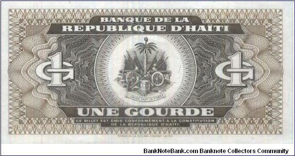 Banknote from Haiti year 1993
