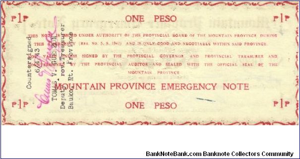 Banknote from Philippines year 1942