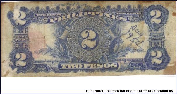 Banknote from Philippines year 1936