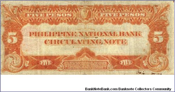 Banknote from Philippines year 1937