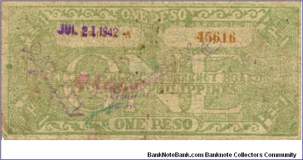 Banknote from Philippines year 1942