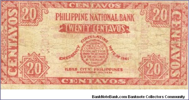 Banknote from Philippines year 1941