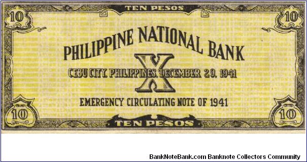 Banknote from Philippines year 1941