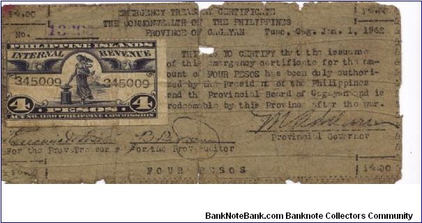 Banknote from Philippines year 1942