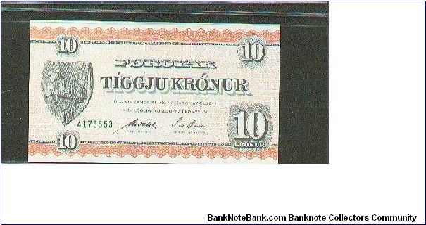 Faeroe Islands Banknote