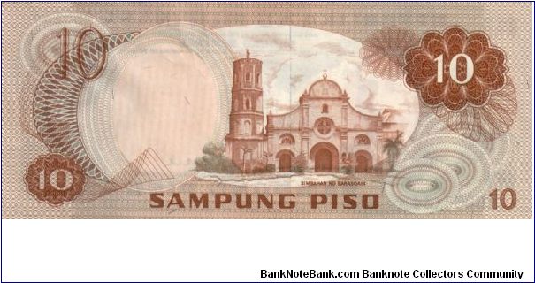 Banknote from Philippines year 1972