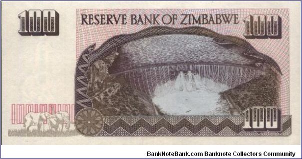 Banknote from Zimbabwe year 1995