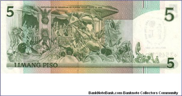 Banknote from Philippines year 1985