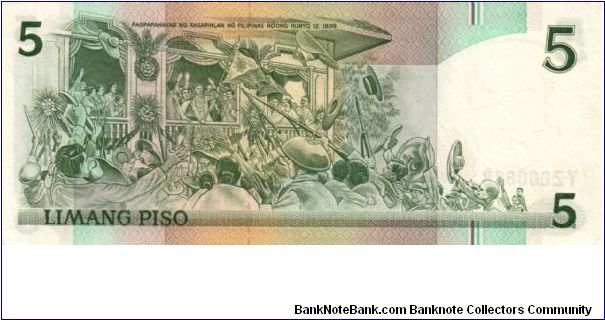 Banknote from Philippines year 1985