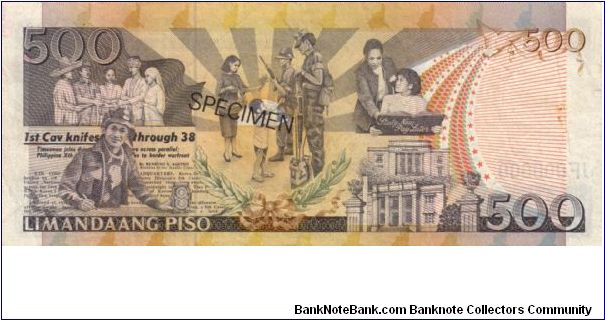 Banknote from Philippines year 1985
