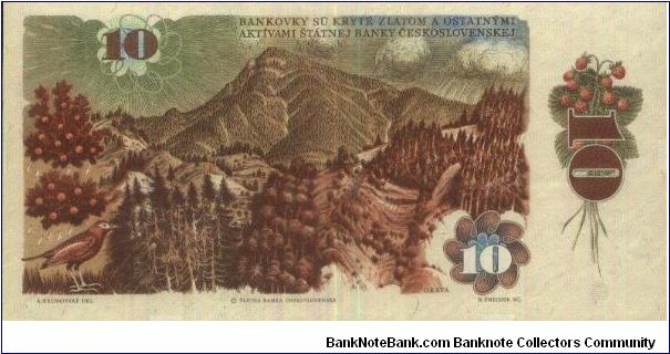 Banknote from Czech Republic year 1986