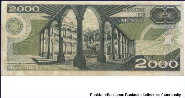 Banknote from Mexico year 1983