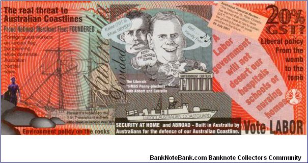 Banknote from Australia year 2004