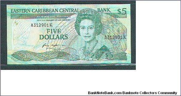 Eastern Caribbean Central Bank Banknote