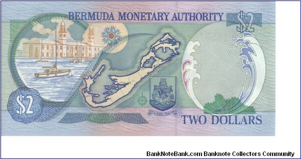 Banknote from Bermuda year 2000