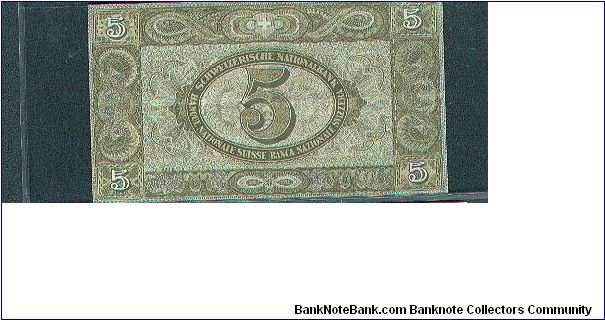 Banknote from Switzerland year 1946