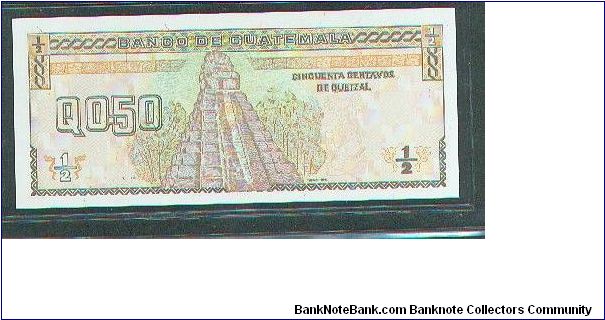 Banknote from Guatemala year 1998