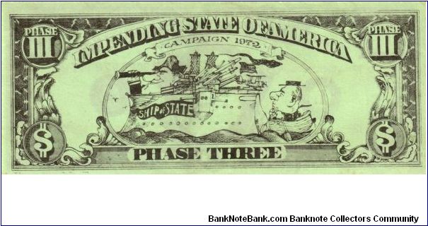 Banknote from USA year 1972