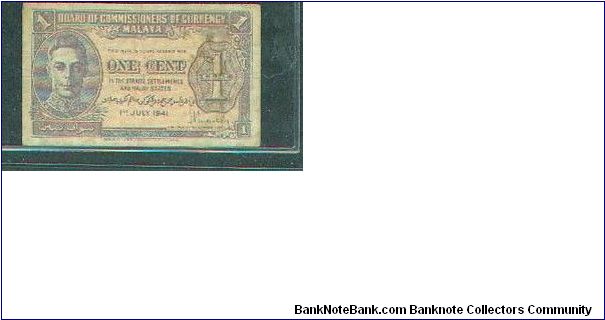 Malaya Banknote