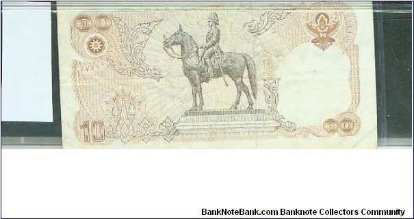 Banknote from Thailand year 1980