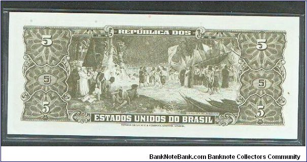Banknote from Brazil year 1955