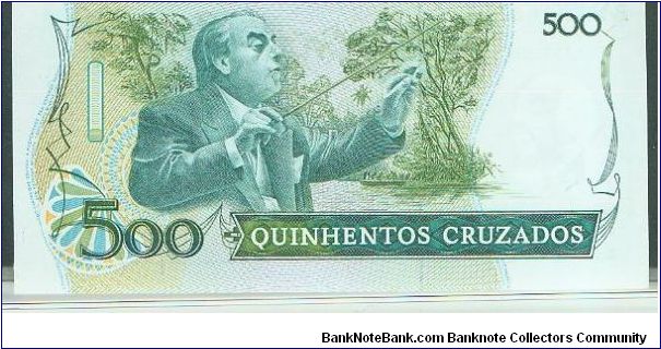 Banknote from Brazil year 1987